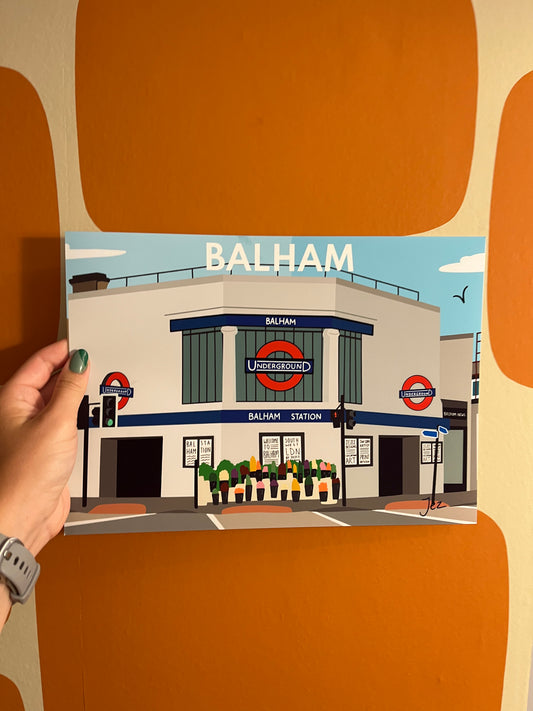 Balham Station, A4 Misprint