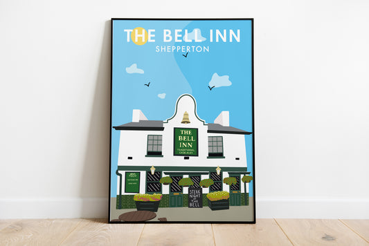 The Bell Inn Pub, Shepperton - Art Print
