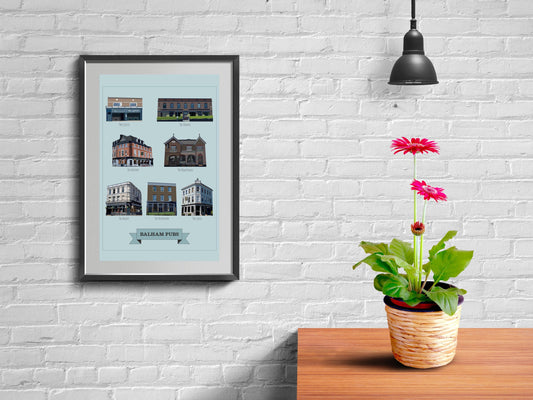 The Pubs Of Balham - Print