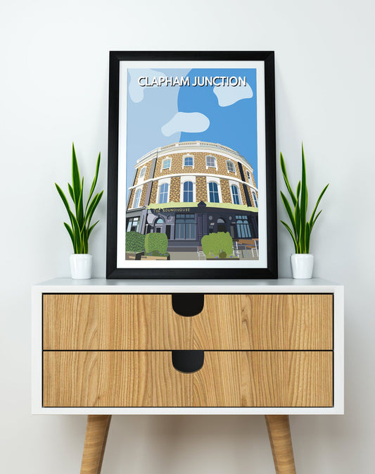 Clapham Junction Print - The Roundhouse