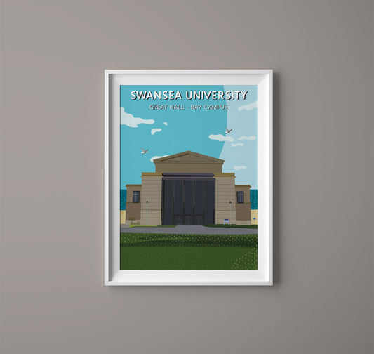 Swansea University - Great Hall, Bay Campus Digital Print