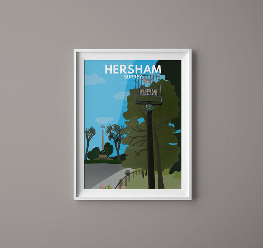 Hersham Surrey - Digital Print