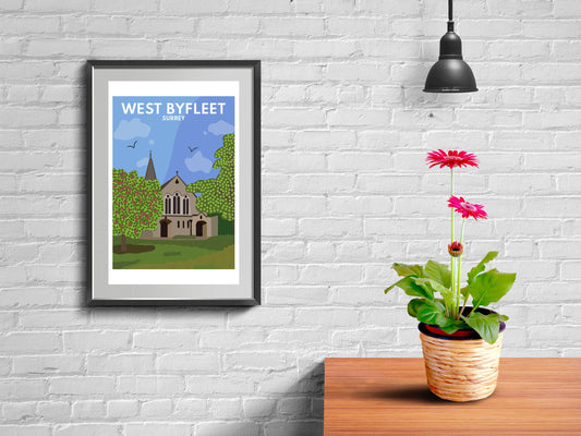 West Byfleet - Digital Print