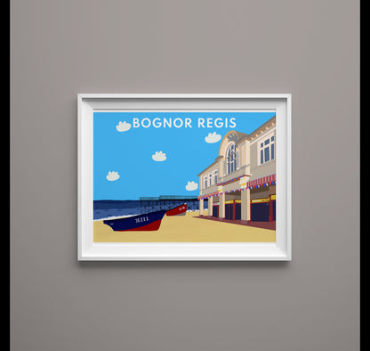 Bognor Regis, Pier, Beach and Arcade - Digital Print