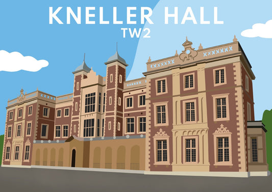 Kneller Hall, Whitton TW2 - Digital Print