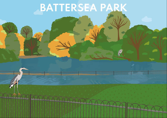 Battersea Park - Digital Print