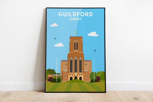 Guildford Cathedral - Digital Art Print