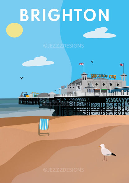 Brighton Palace Pier - Digital Art Print