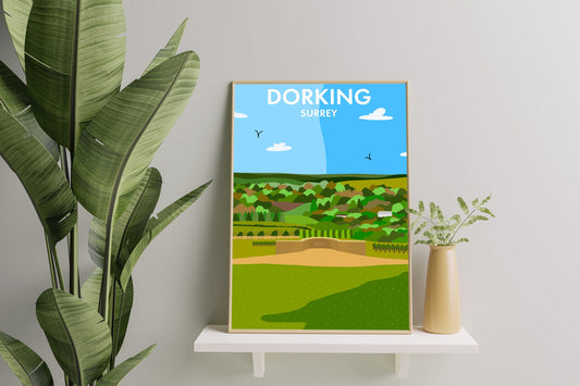 Box Hill, Dorking - Digital Art Print