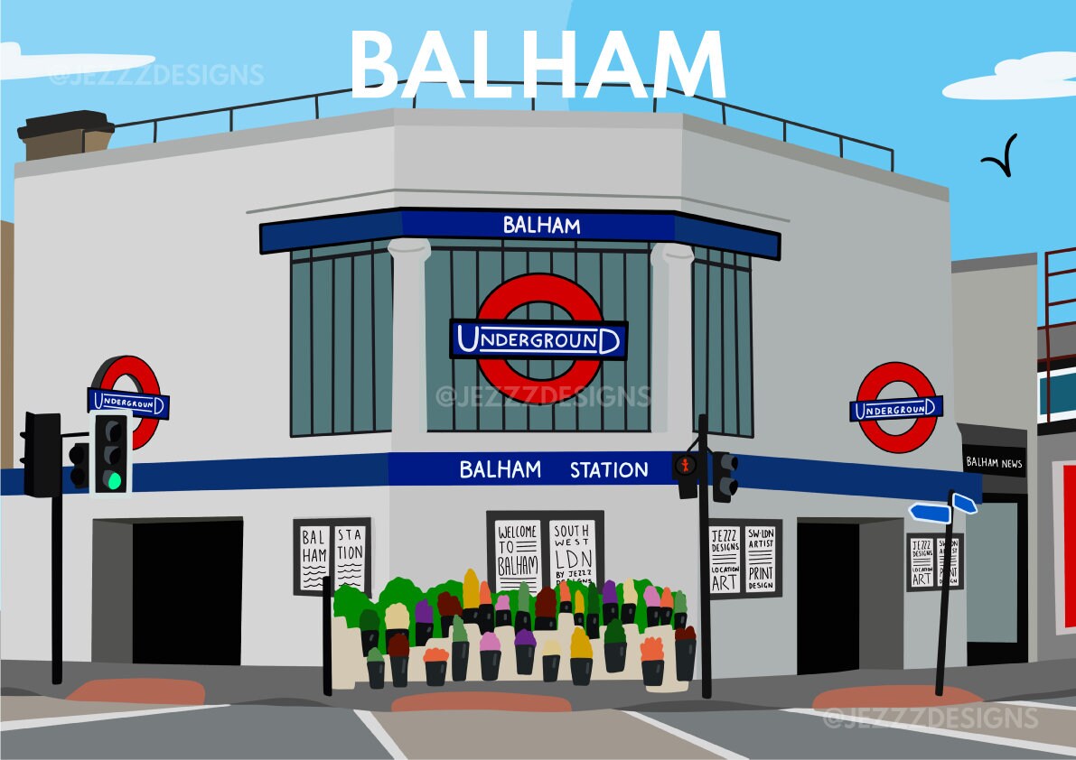 Balham Station - Digital Art Print