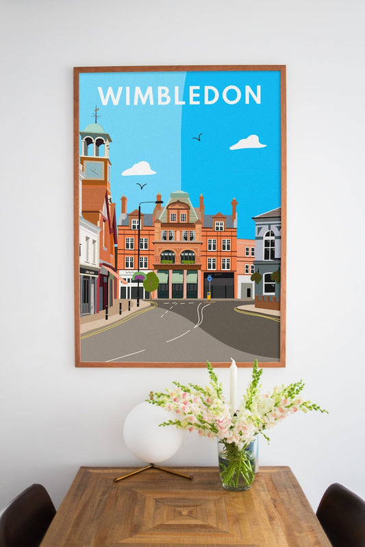 Wimbledon Village, Digital Art Print