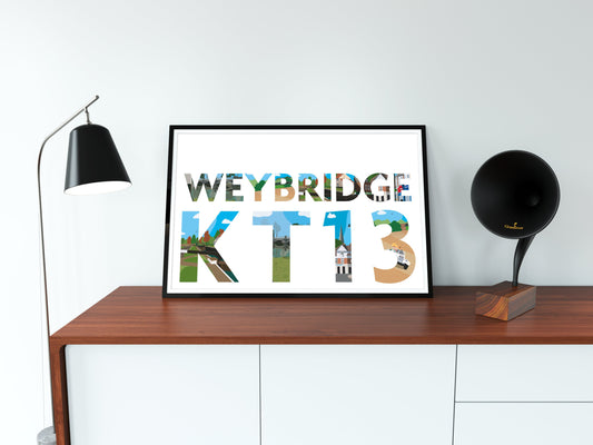 Weybridge, Surrey - Digital Print