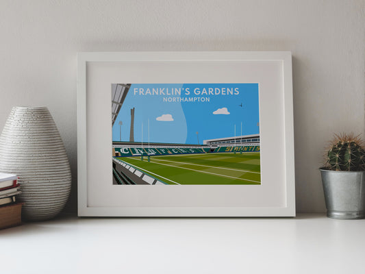 Franklin's Gardens, Cricket, Northampton Saints, Cinch Stadium - Digital Art Print