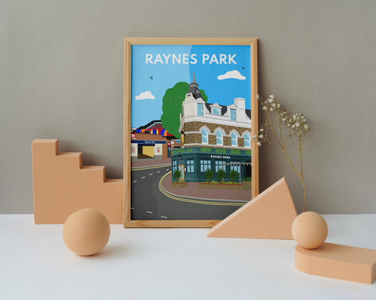 Raynes Park, Art Print