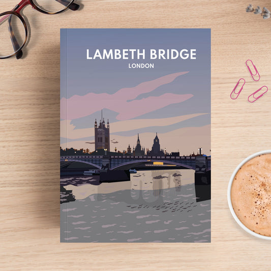 Lambeth Bridge London Notebook