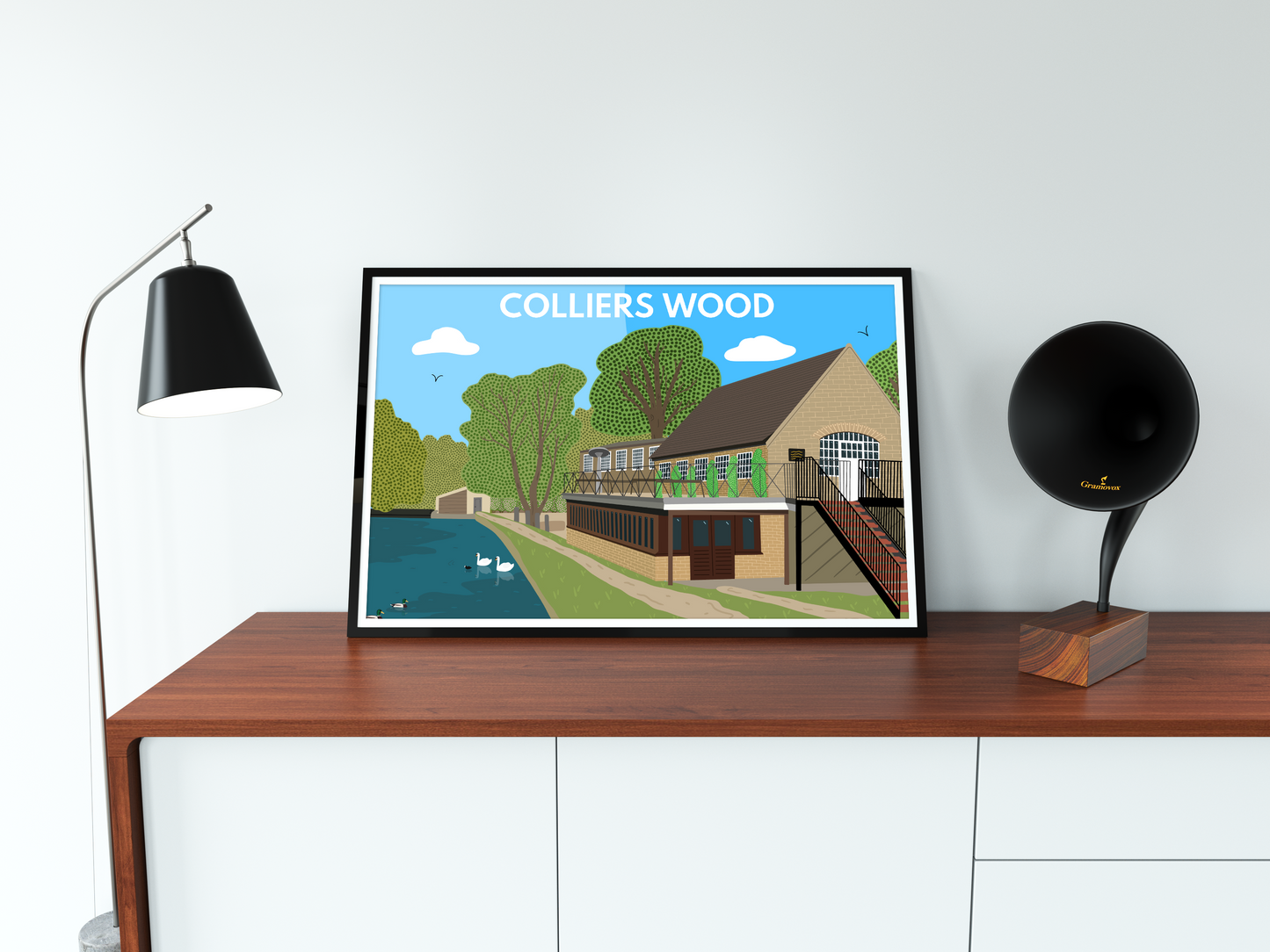 Colliers Wood, Merton Abbey Mills - Art Print