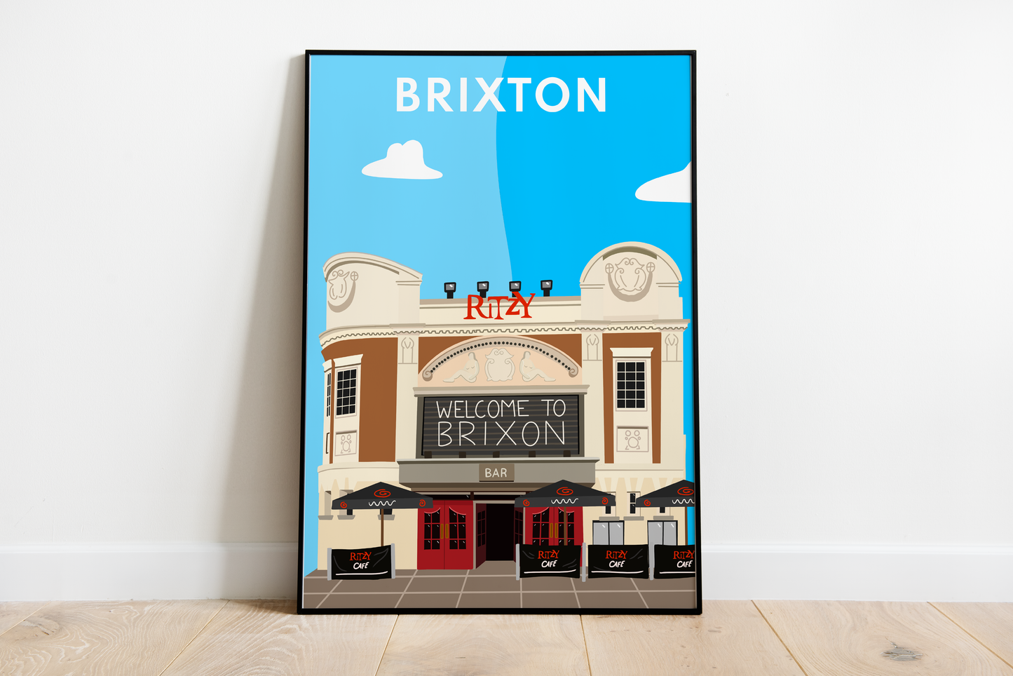 Ritzy, Brixton - Art Print