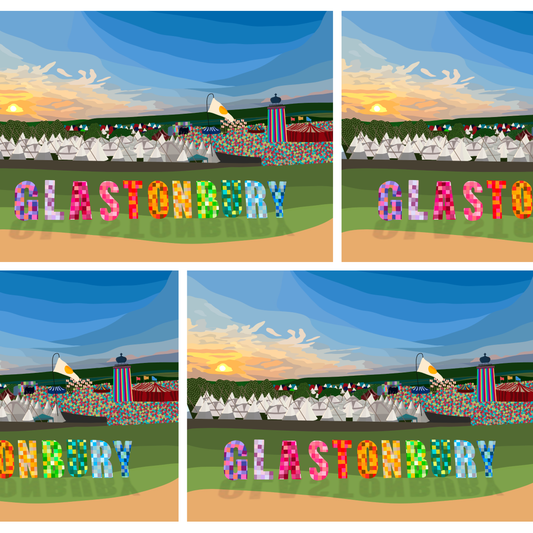 Glastonbury Festival 2024 - Art Print