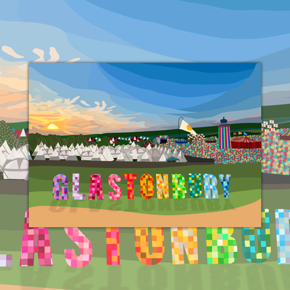 Glastonbury Festival 2024 - Art Print