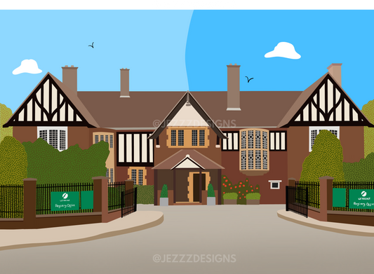 Weybridge Registry Office -  Art Print