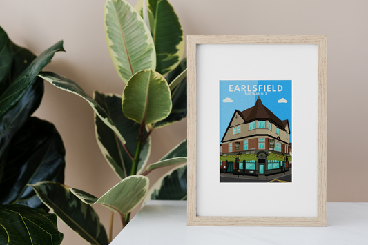 The Wandle - Earlsfield, Art Print