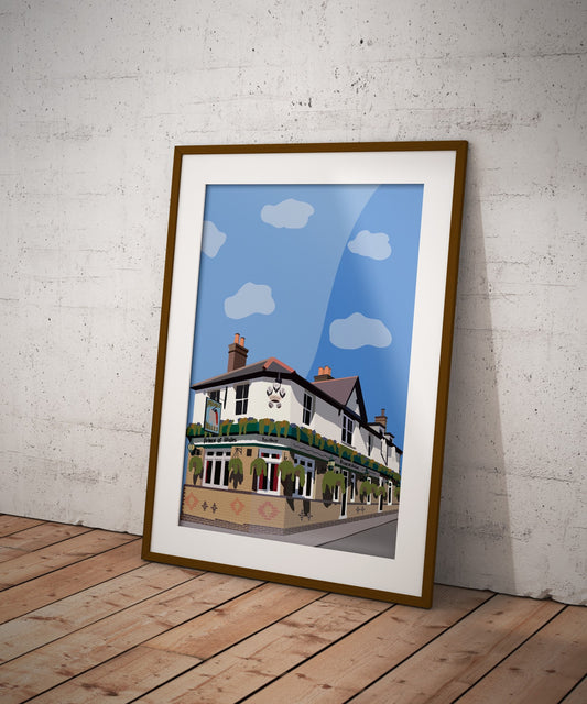 Prince Of Wales, Weybridge - Digital Print