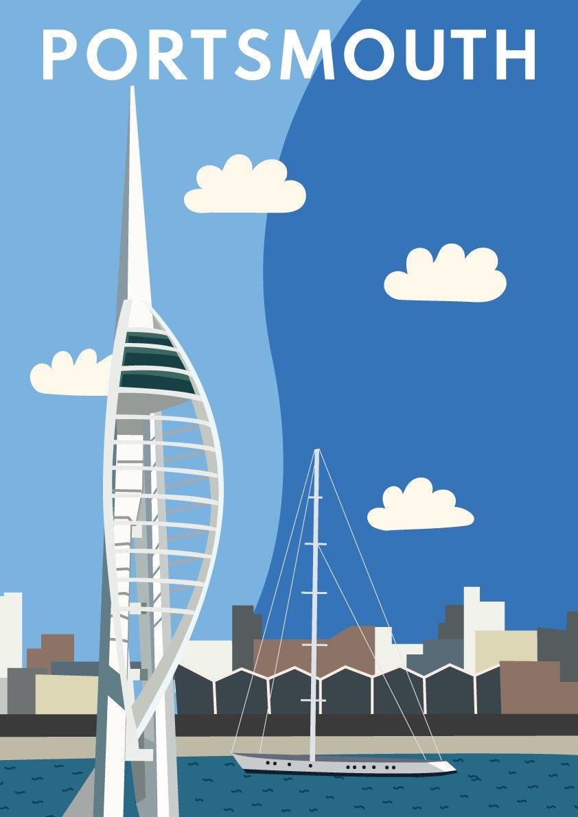 Portsmouth - Spinnaker Tower - Digital Art Print