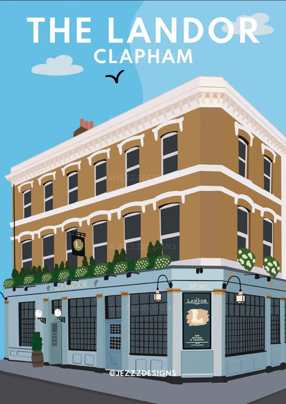 The Landor, Clapham - Digital Art Print