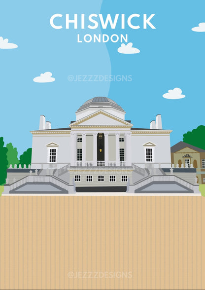 Chiswick House - Digital Art Print