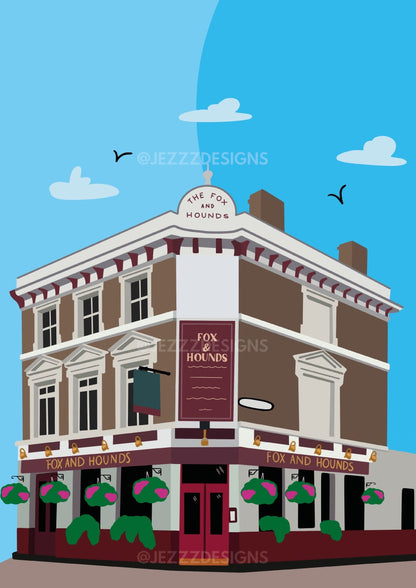 Fox and Hounds, Battersea/Clapham - Digital Print