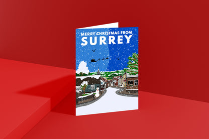 Surrey Christmas Cards  (Shere, Box Hill, Guildford, Shere & Farnham)