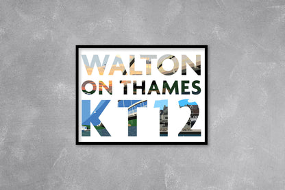 Walton on Thames KT12 - Digital Art Print