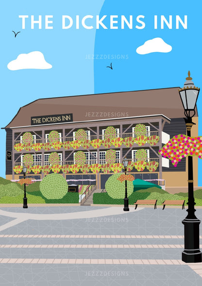 The Dickens Inn, St Katherine Docks - Digital Art Print